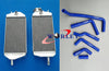 Gas Gas MX / SM / EC 200 / 250 / 300 Aluminum Radiator & Blue Hose (2007-2013)