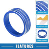 Jeep Cherokee, Compass (2014-2021) Blue 4WD Knob Cover Trim
