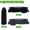 Toyota Camry XV70 (2018-2023) 1 Pc Dashboard Cover Black Blue
