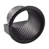 TURBO 1 Set ABS Black Car Front Bumper Carbon Fiber