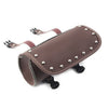 Motorcycle Handlebar Sissy Bar Saddlebag Mini Retro PU Leather Tool Bag