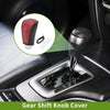 Toyota Corolla Gear Shift Knob Cover Red Carbon Fiber Black (2009–2013)