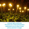 Garden Decor & Landscape LED 4 x Outdoor Solar Firefly Lights