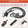 Chevrolet Equinox 6 x Spark Plug Wire Ignition Coil Cable