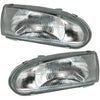 Proton Arena Jumbuck Satria Wira Persona 1 Pair Headlight Glass Lens (2000-2007)