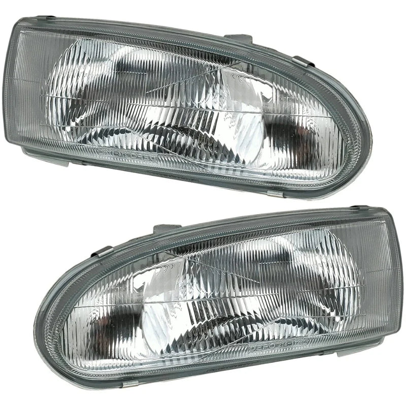 Proton Arena Jumbuck Satria Wira Persona 1 Pair Headlight Glass Lens (2000-2007)