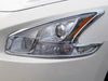 Nissan Maxima Head Light Bezel Cover Chrome Trim (2009-2014)
