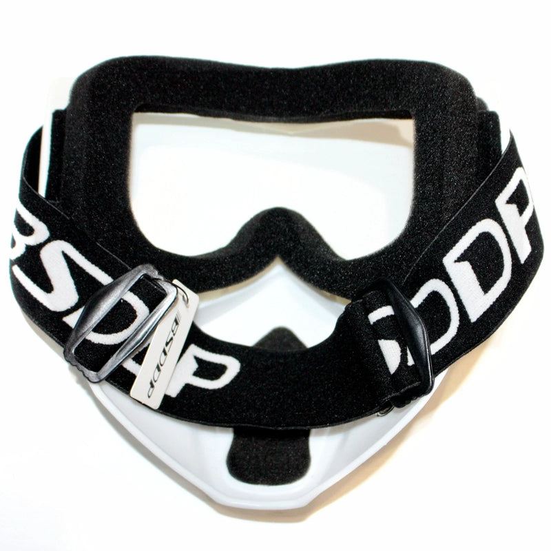 Motorcycle White Full Face Paintball Airsoft Mask Goggle