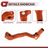Bosuer M4 Orange Folding Motorcycle Gear Shifter Lever