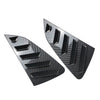 VW Polo MK6 Rear Side Window Louver Vent Trim Covers (2018 - )
