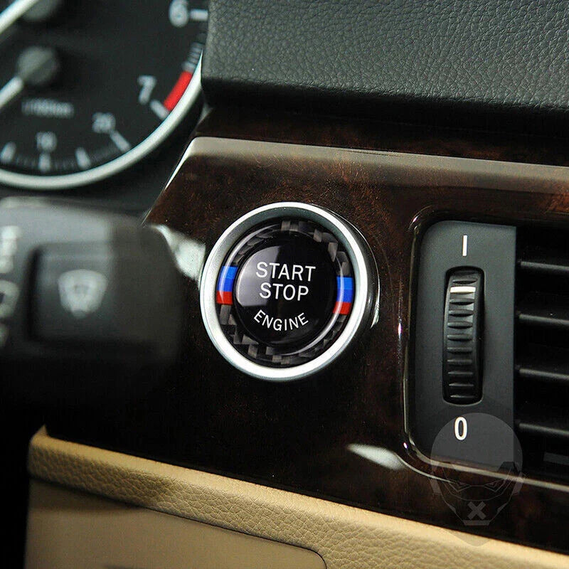 BMW E90 E92 E93 Engine Start Stop Button Cover + Ring (2009-2012)