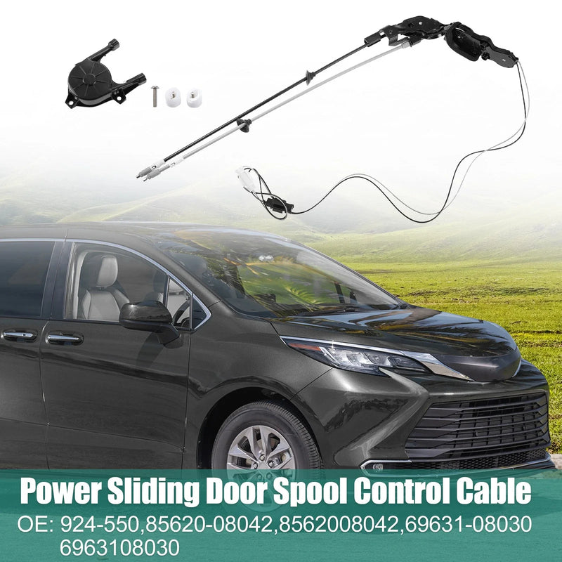 Toyota Sienna Set Right Side Power Sliding Door Spool Control Cable