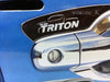 Mitsubishi L200 Triton Door Handle Bowl Inserts Covers (2006-2014)