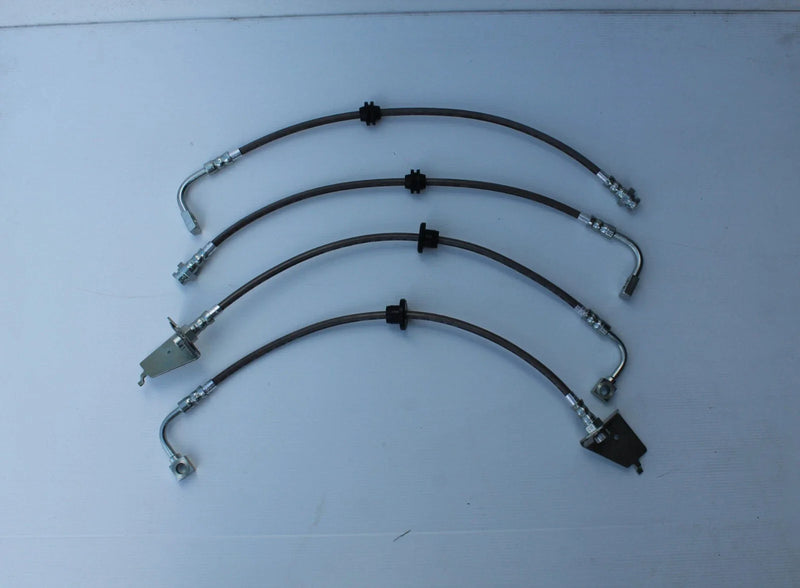 BA Falcon Sedan T / Control Braided Brake Hose Set (4) (2003 - Present)