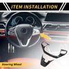 Ford Maverick Carbon Fiber Pattern Steering Wheel Cover Trim (2022-2024)