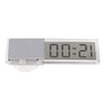Car Suction Cup Mount Mini Transparent LCD Digital Clock