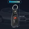 Hyundai, Kia 3 Button Keyless Entry Remote Key Shell Cover (2011-2023)