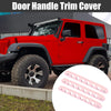 Jeep Wrangler 2 Door (2007-2018) Pink 3 x Door Handle Insert Trim Covers
