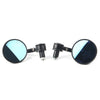 Dirt Bike Bobber Cafe Motorcycle 7/8" Handle Bar End Rearview Side Mirrors