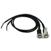 12V Red LED Motorcycle Handlebar Switch - Waterproof