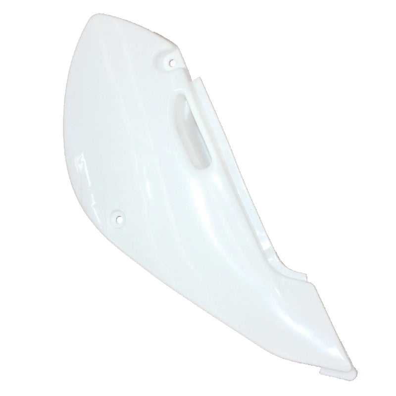 KLX110 White Plastic Rear Right Side Guard Fender (2002-2023)