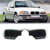 BMW E46 Sedan 2 x M Style Wing Car Side Mirror Cover Caps (1998–2005)