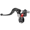 Dirt Bike ATV Left Black 7/8" 22mm Foldable Pivot Clutch Perch Lever