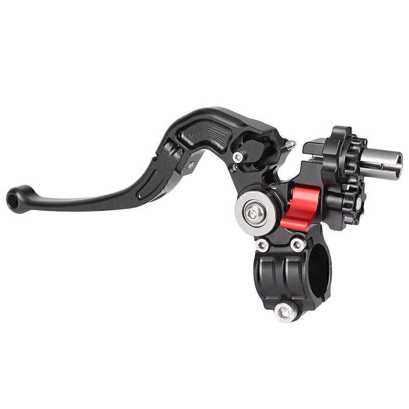 Dirt Bike ATV Left Black 7/8" 22mm Foldable Pivot Clutch Perch Lever
