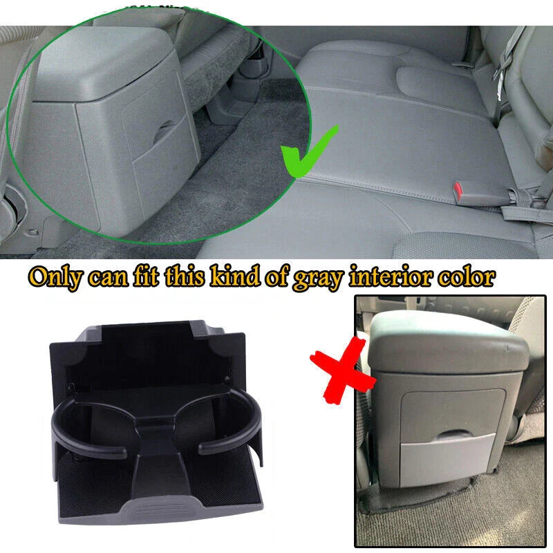 Nissan Frontier, Xterra Rear Center Console Cup Holder (2005-2019)