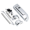 Harley Touring Road King Glide Chrome Trunk Latches Key Hinges (2014-2024)