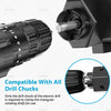 Three-Jaw Collet Drill 6" Electric Drill Converter to Chainsaw Wrench