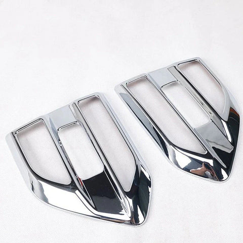 Ford Ranger 2 x ABS Chrome Front Side Vent Fender Cover Trim (2015–2022)