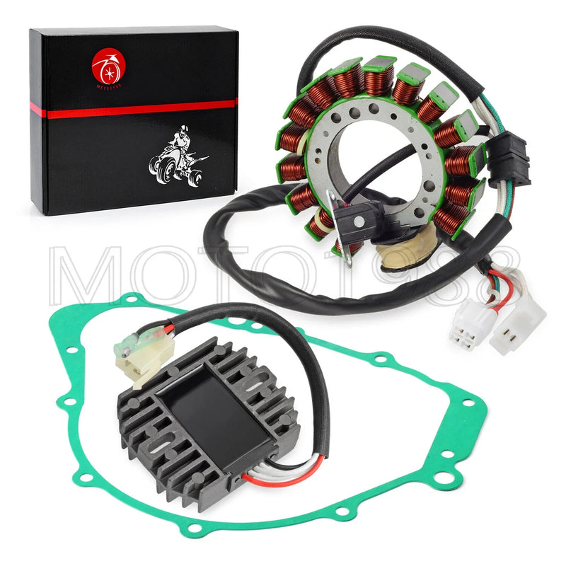 Yamaha Grizzly 600 YFM600FW Stator & Rectifier w/ Gasket Assy (1998–2002)