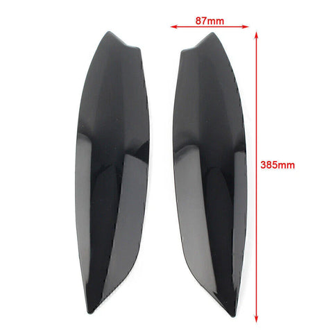 VW Golf 5 R32 MK5 Glossy Black Headlight Eyelid Covers (2005-2007)
