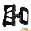 Harley Softail Digital Dash Gauge Relocation Mount & Top Clamp Cover (18-22)