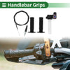 Make Model 7/8 22mm Motorcycle Hand Grips End Grips Rubber