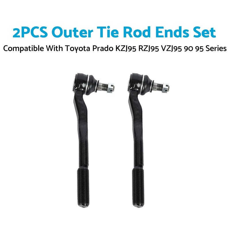 Toyota Prado KZJ95 RZJ95 VZJ95 Outer Tie Rod Ends Set (1996-2002)