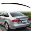Audi A4 B8 Sedan 2008-2016 Phantom Black ABS Boot Spoiler