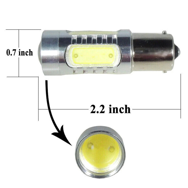 Car 1156 7506 P21W BA15S LED Reverse Light Bulbs