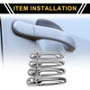 Dodge Ram 1500 (2002-2008) Silver Tone 1 Set Car Door Handle Protector