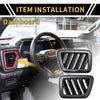 Chevy Colorado (2023-2024) Carbon Fiber Dashboard Air Vent AC Outlet Cover