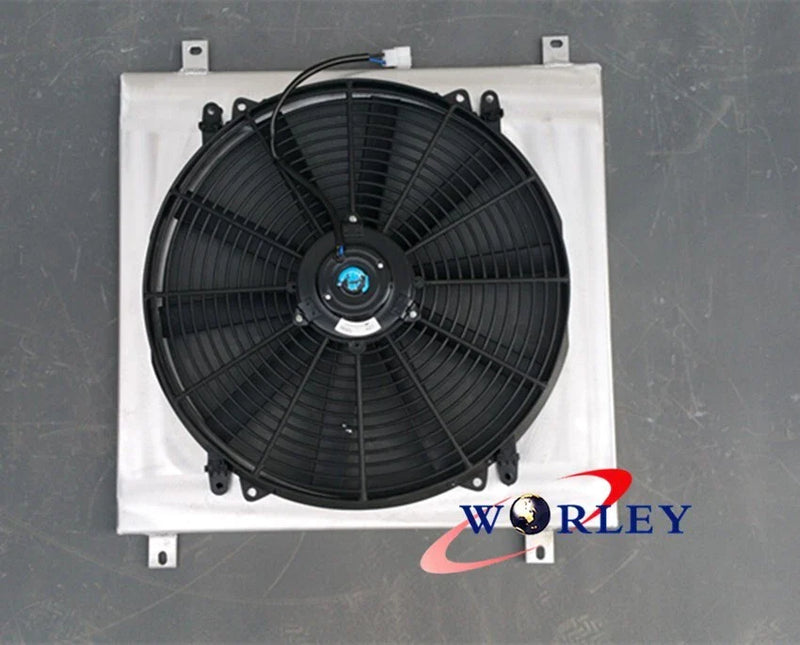 Datsun 1200 Aluminum Radiator Shroud & Fan (1970-1973)