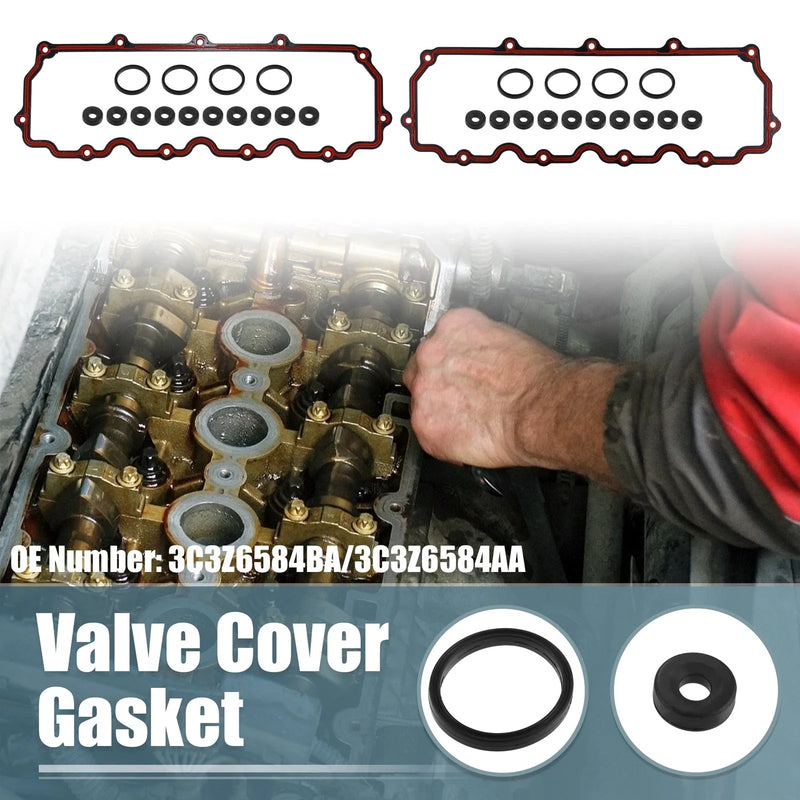 Ford F-250 Super Duty Engine Valve Cover Gaskets Seals (2003-2007)
