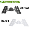 Chevy Cruze Carbon Fiber Black 10 x Pillar Window Trim (2011 - 2015)