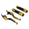 BMW F900 F900R F850GS F750GS Gold Brake Clutch Lever Handlebar Grip Set