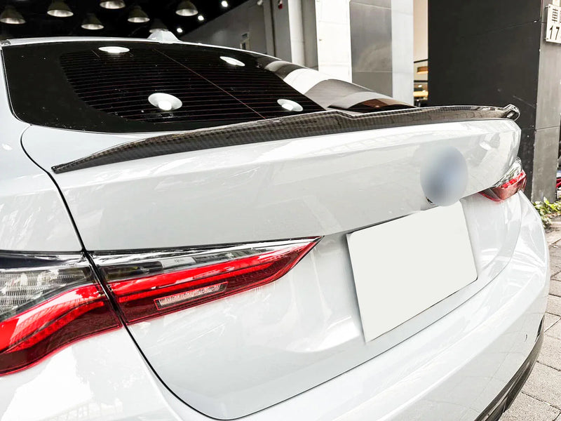 BMW i4 G26 Dry Carbon X Style Boot Spoiler (2022 - )