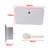 RV Camper Trailer White Outdoor Faucet Shower Box Kit