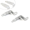 Universal Silver Headlight Rearview Mirror Bracket Extension