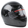 Carbon Fiber Black DOT Adult Flip Up Full Face Motorcycle Helmet - S M L XL