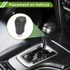Honda Civic (2016-2021) Black Carbon Fiber Car Gear Shift Knob Cover